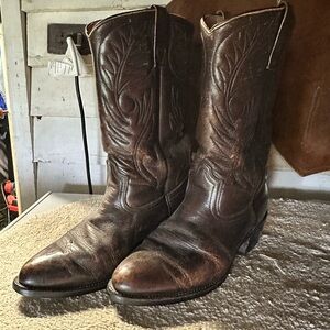 Red Wing Shoes Dark Brown Western Boots